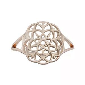 LC Lauren Conrad Floral Filigree Ring Rose Gold Tone Size 9 NEW WITH TAGS! NWT!